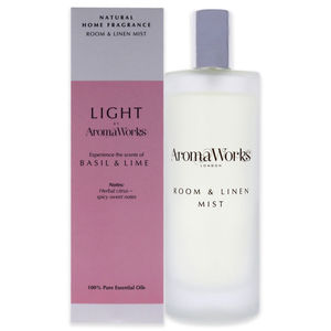 Light Room and Linen Mist - Basil and Lime by Aromaworks-3.4 oz